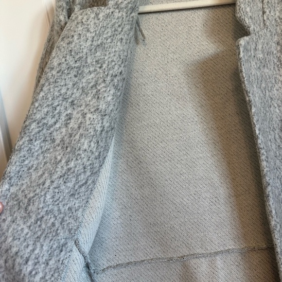 Express light gray open front sweater jacket / cardigan coat - super soft XS - Picture 8 of 9